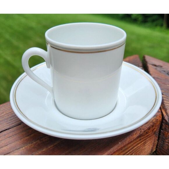 RARE Rosenthal Porcelain Panair Wing Logo Brazil Airline Demitasse Cup & Saucer - Picture 8 of 8